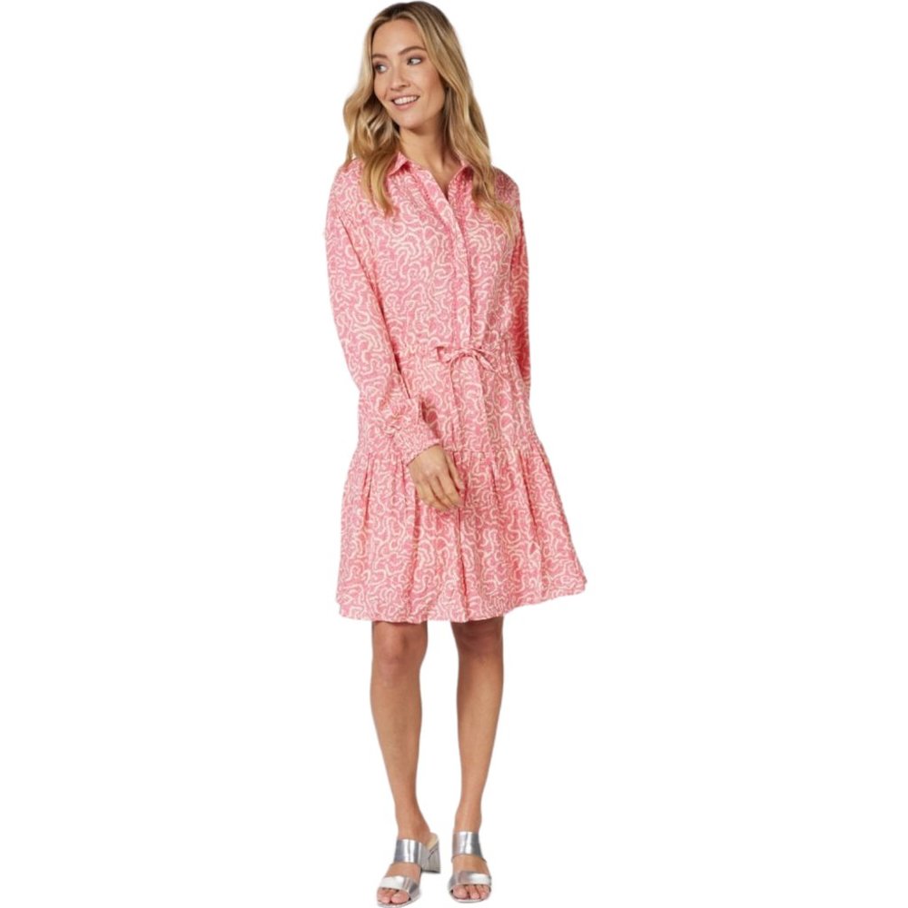 NWT ESQUALO Lace Vibrant Vacay Print Dress - Picture 5 of 11